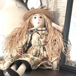 Vintage Nordic House Designs Porcelain Doll. Limited Edition | Numbered | Unique
